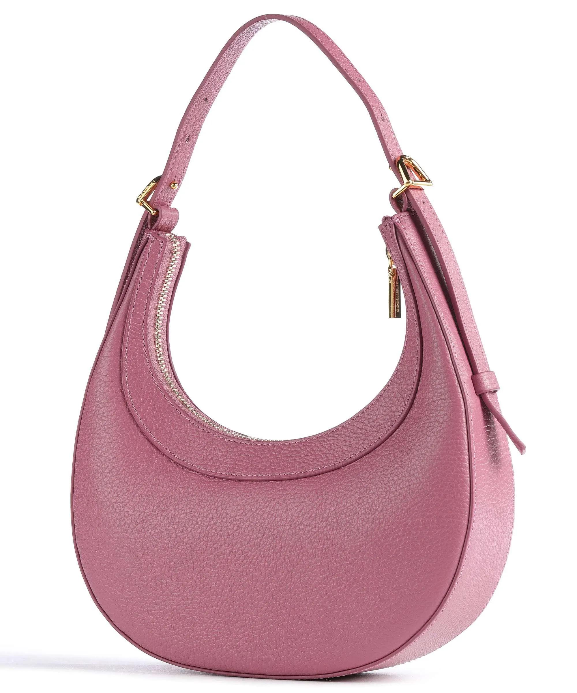  Coccinelle Whisper Borsa a spalla pelle di vacchetta grana pink  