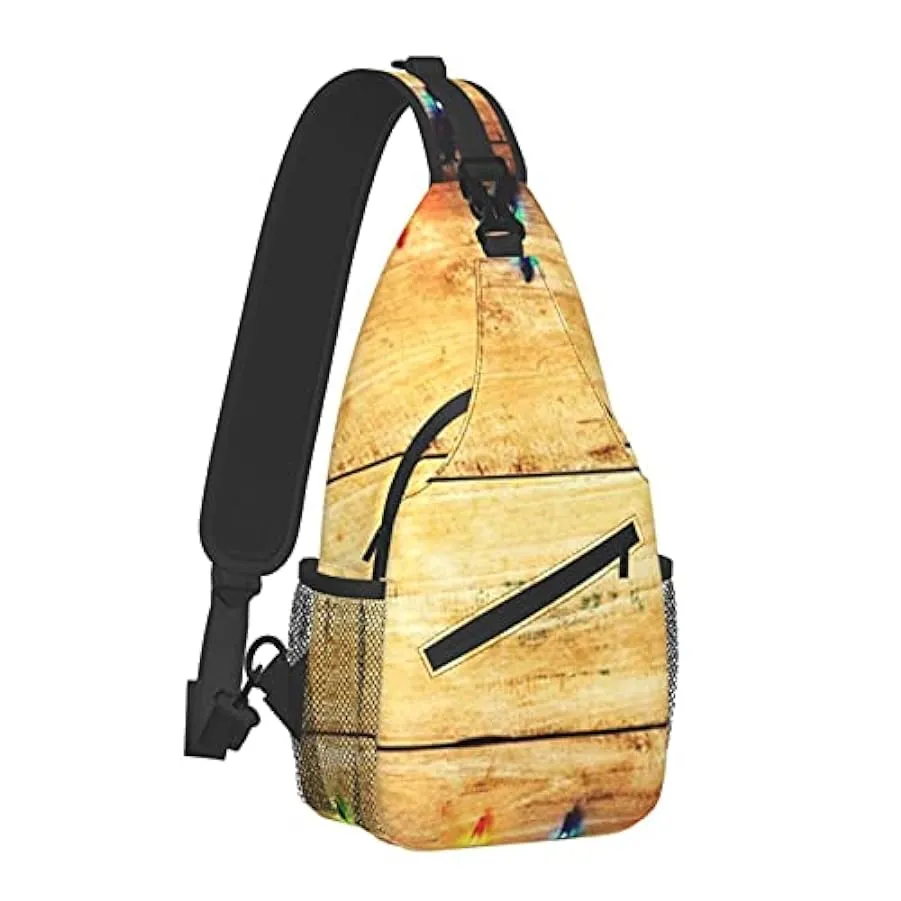 DJNGN Borsa a tracolla a tracolla Color Light Board, borsa a tracolla, zaino da trekking all’aperto per il fine settimana, adatt