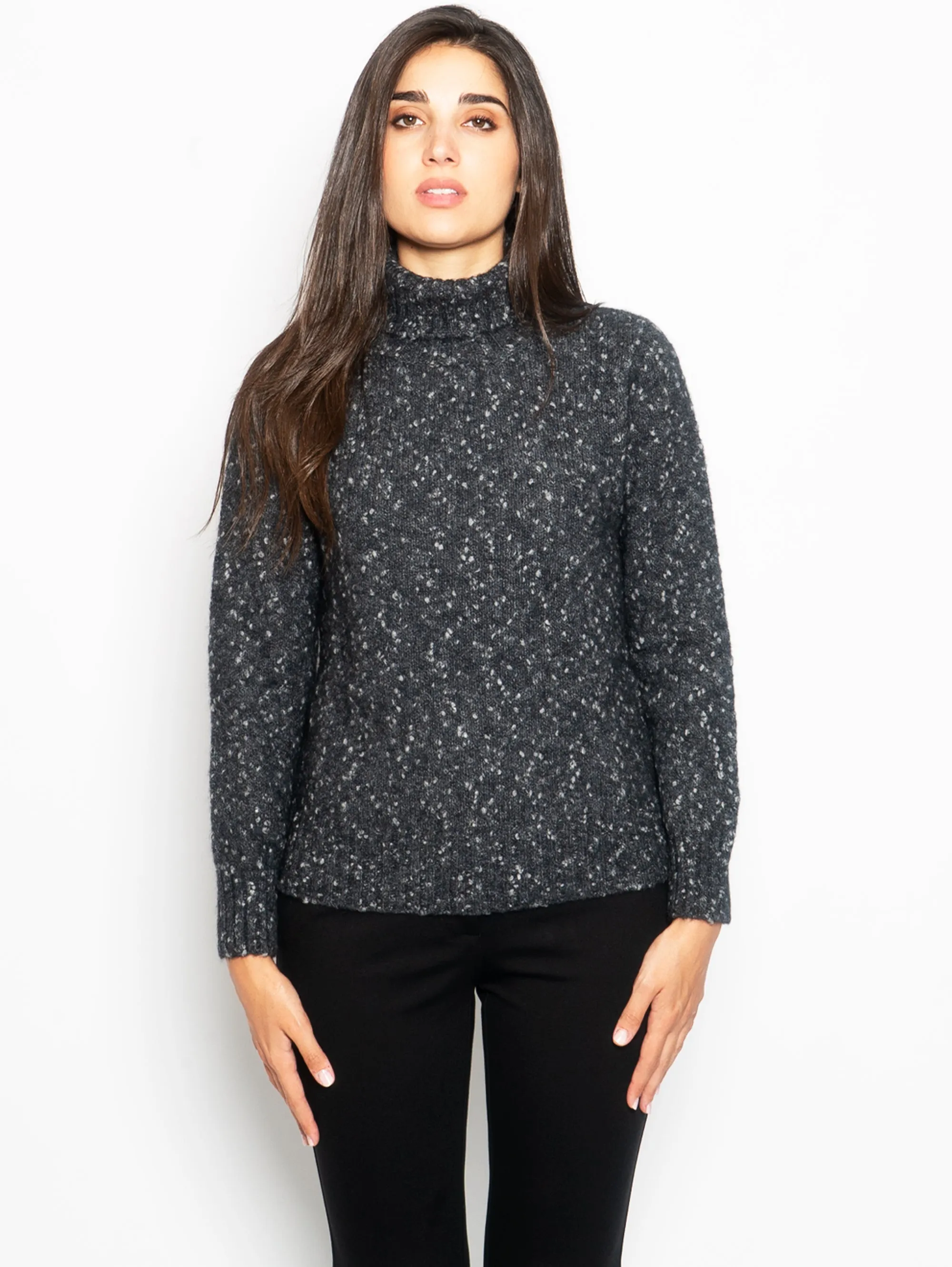 Dolcevita in Misto Alpaca Bouclé Antracite