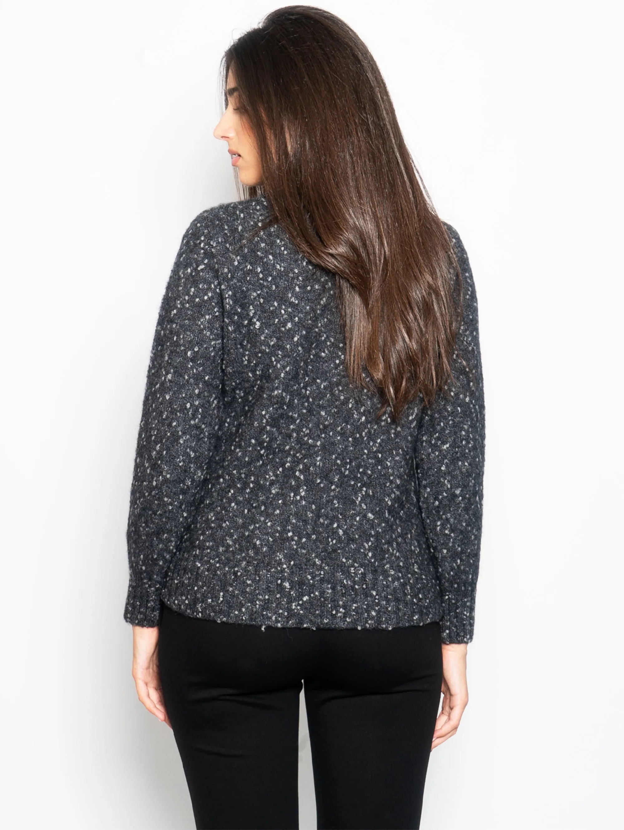 Dolcevita in Misto Alpaca Bouclé Antracite