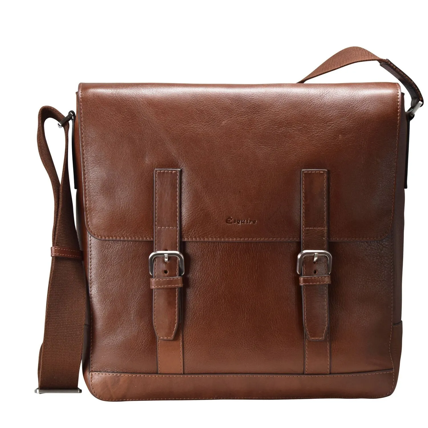 Esquire Borsa a tracolla Vienna in pelle 30 cm