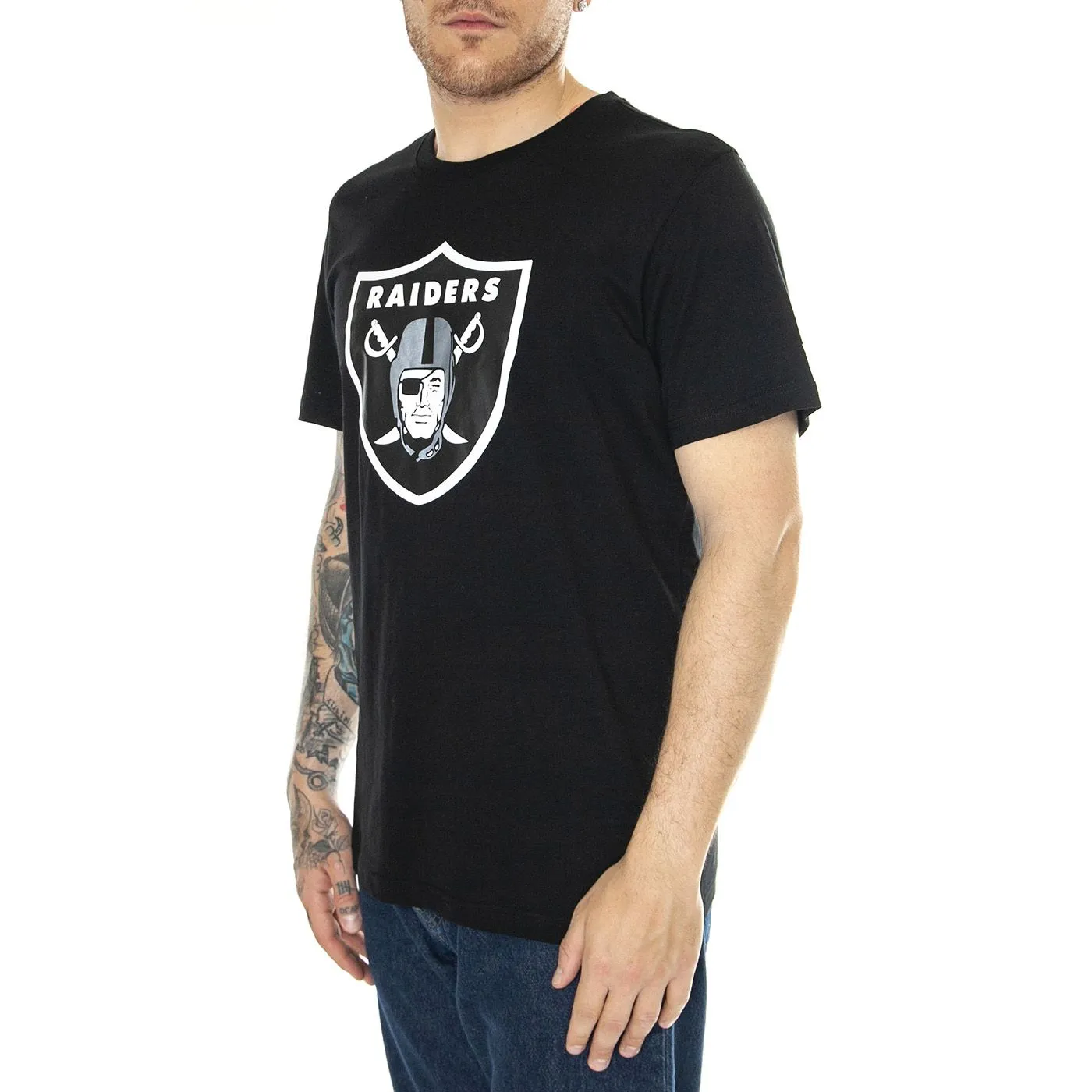 FANATICS Las Vegas Raiders Primary Logo Graphic T-Shirt black - Maglietta Girocollo Uomo Nera    