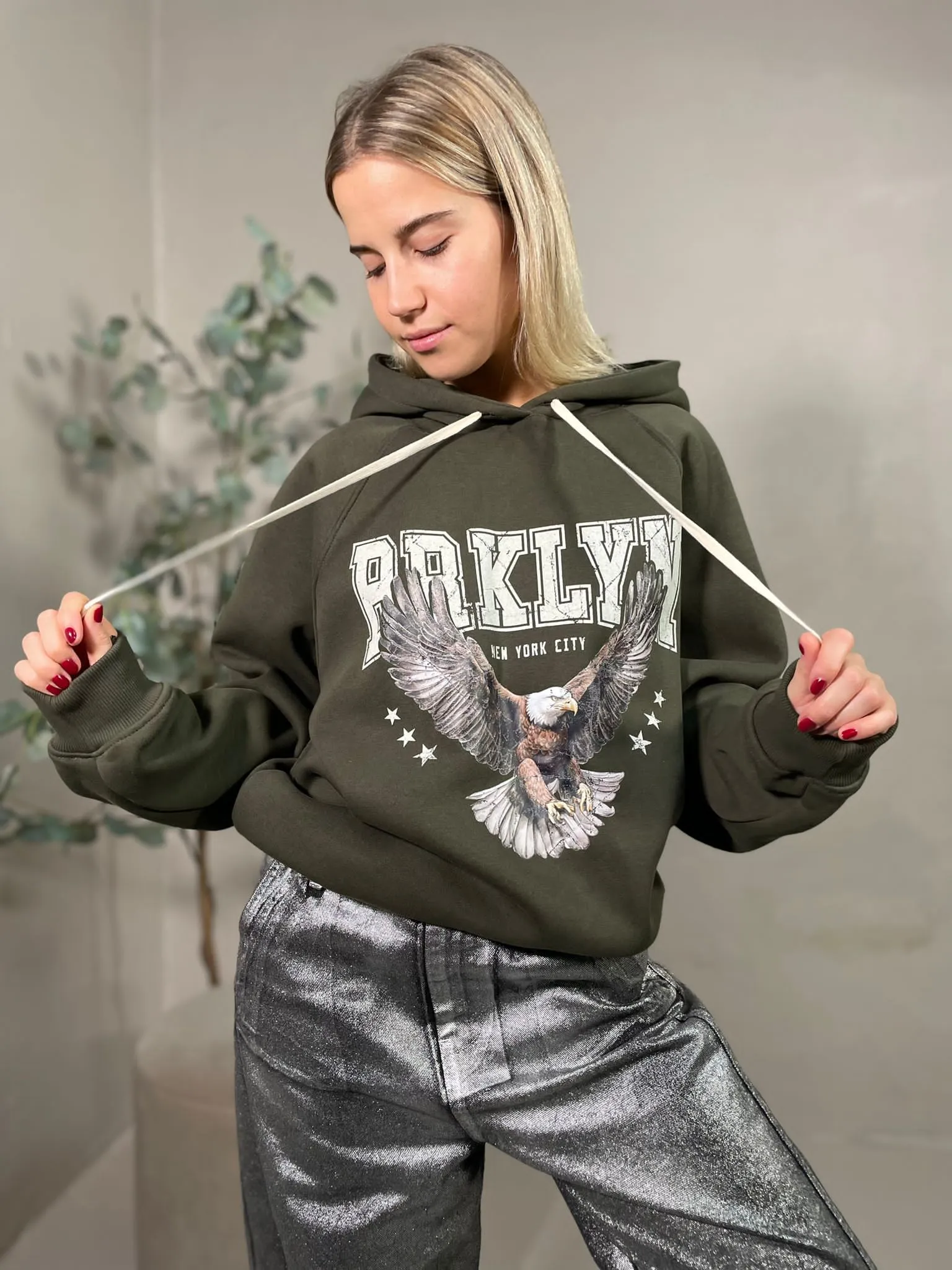 Felpa Brklyn Verde Vicolo