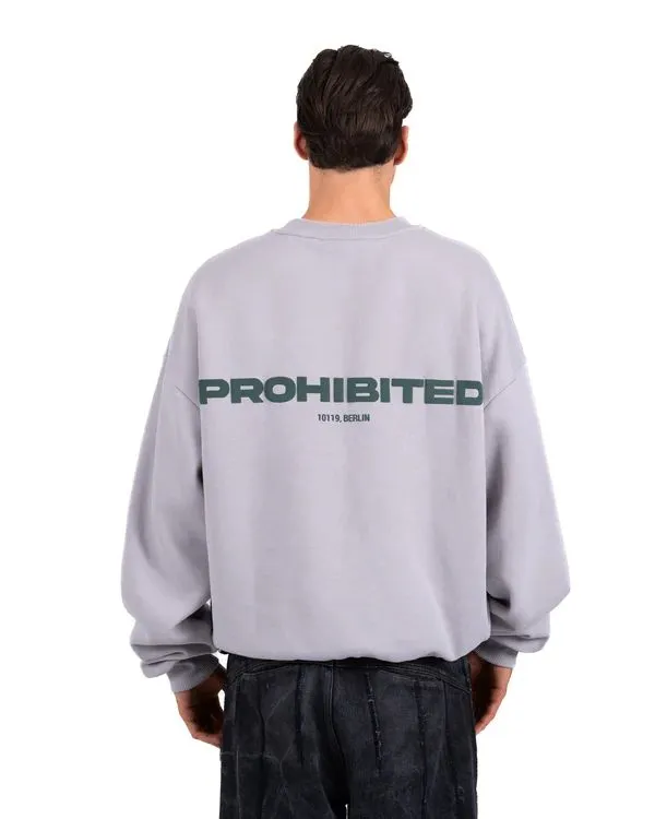 Felpa Crewneck Uomo Grigia