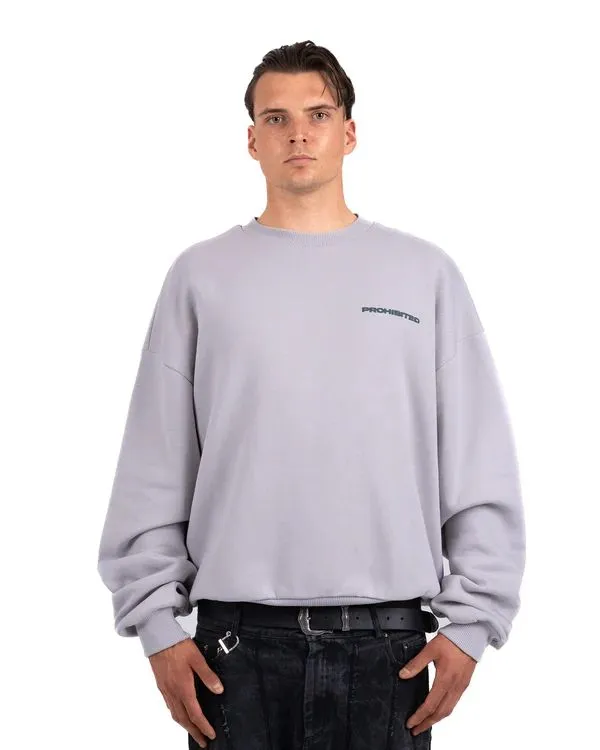 Felpa Crewneck Uomo Grigia