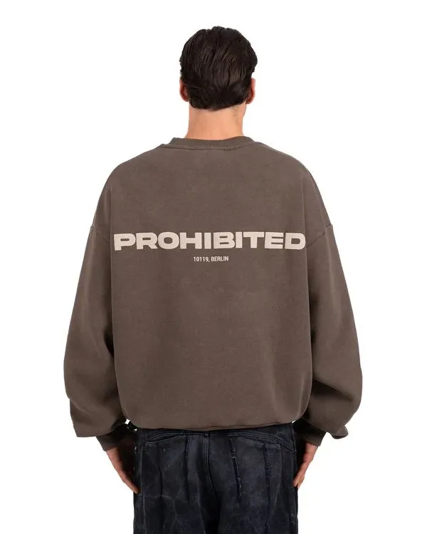 Felpa Crewneck Uomo Grigia
