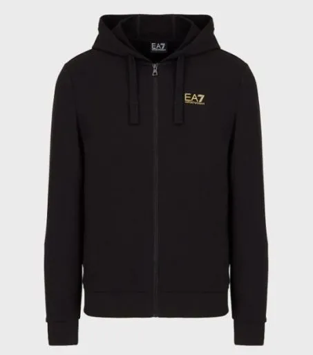 Felpa EA7 Emporio Armani 8NPM03 0208 Nero Oro