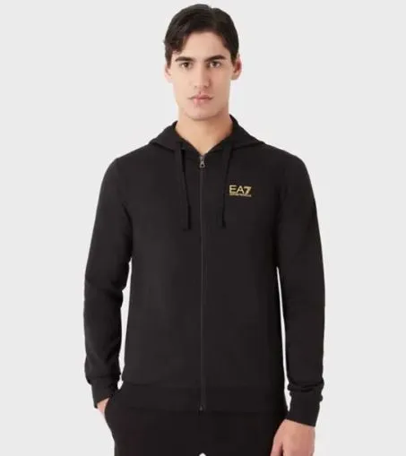 Felpa EA7 Emporio Armani 8NPM03 0208 Nero Oro