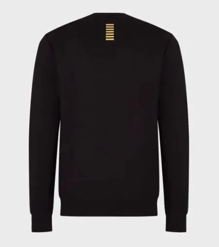 Felpa EA7 Emporio Armani 8NPM52 0208 Nero Oro