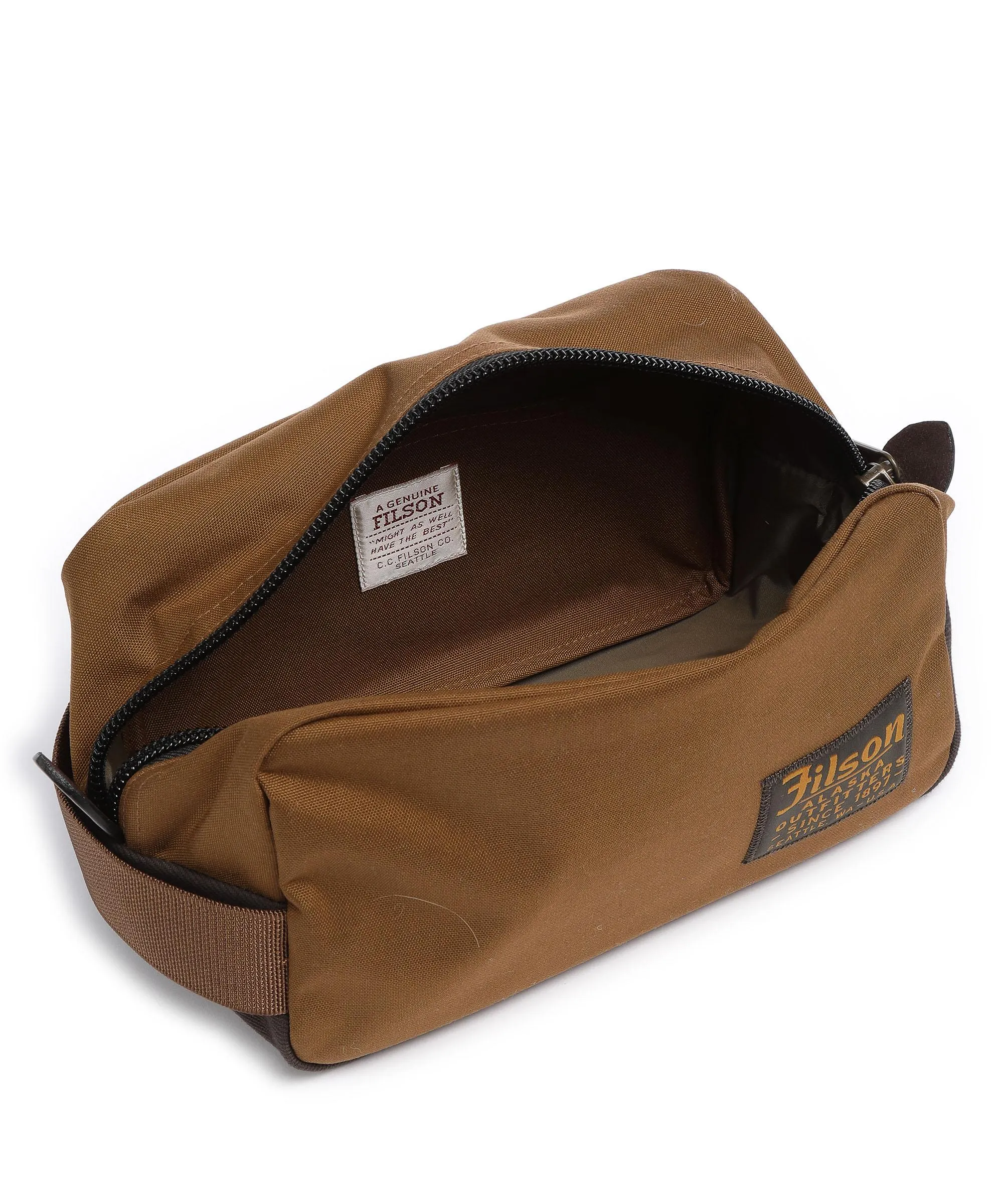  Filson Dryden Borsa da toilette marrone 24 cm  