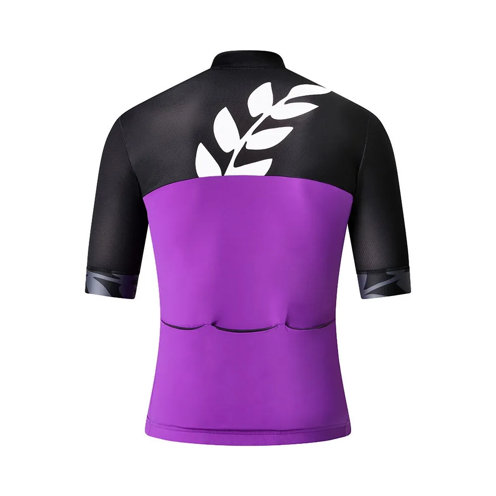 Flandres Love Maglia Ciclismo Lions Viola Unisex