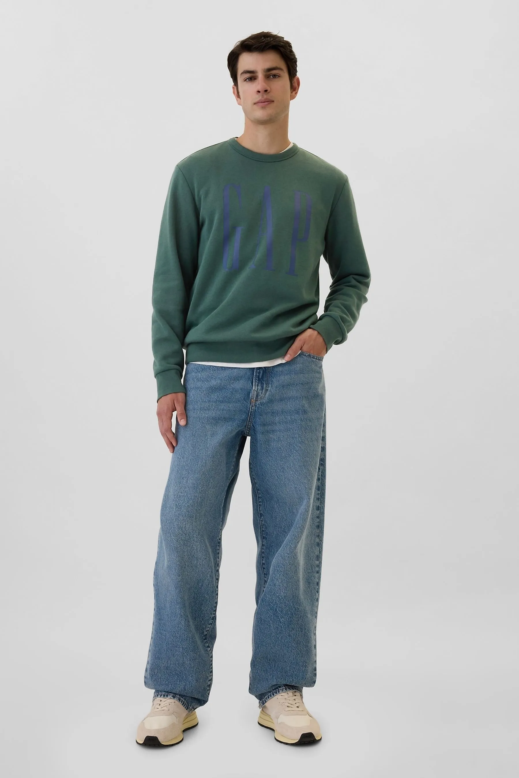 Gap - Felpa con Girocollo e logo    