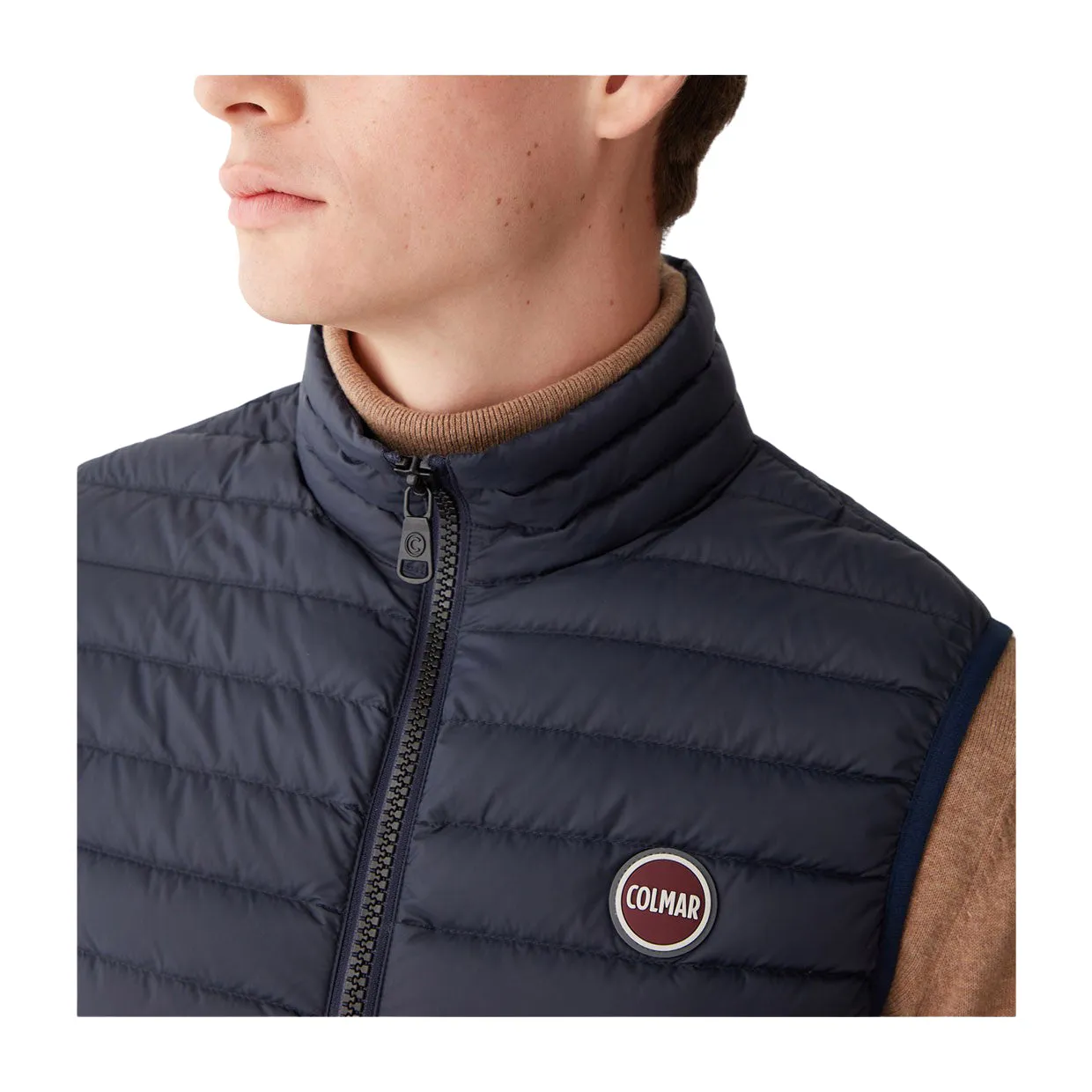 Gilet Uomo Colmar Tessuto Ecosostenibile Blu