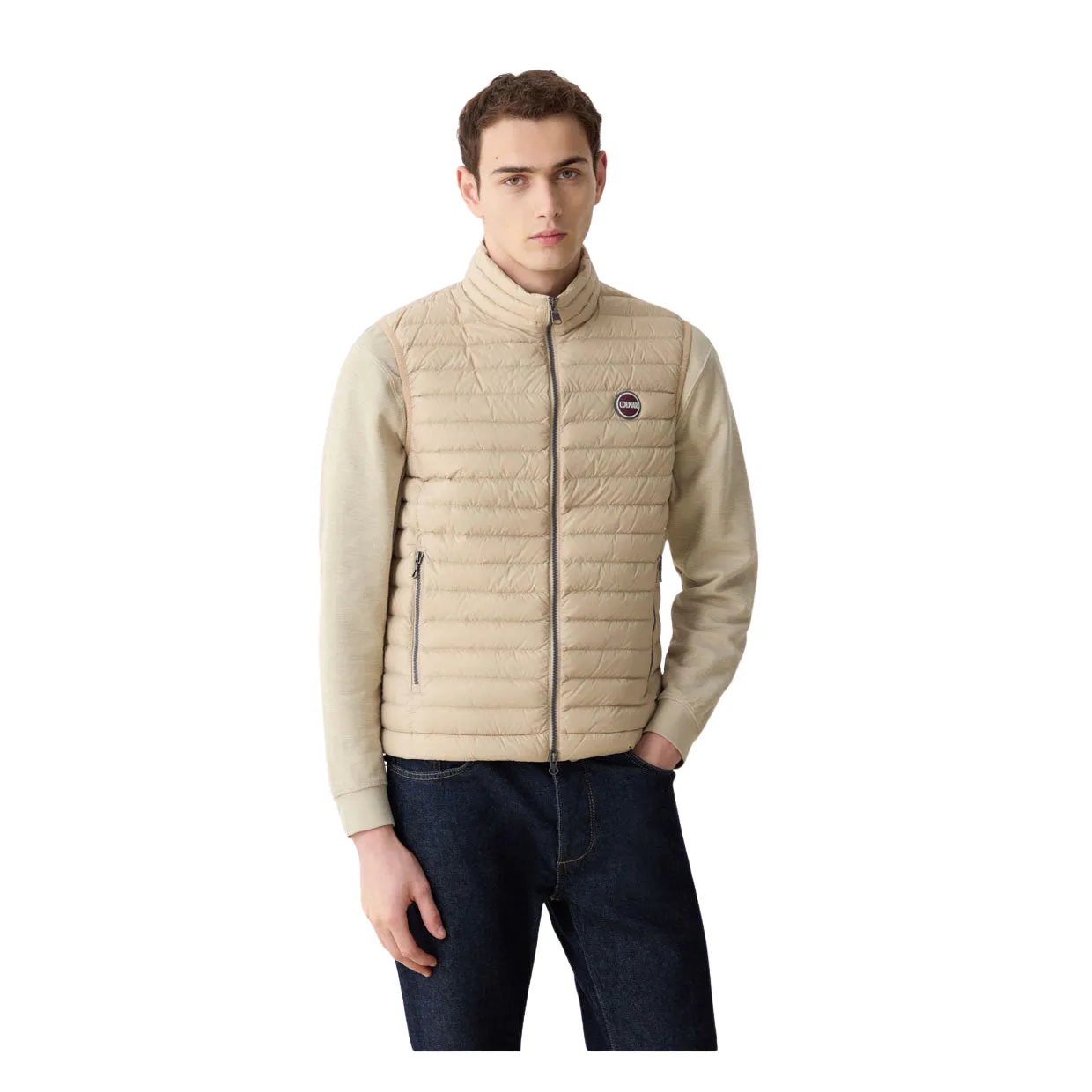 Gilet Uomo Colmar Trapuntato Beige