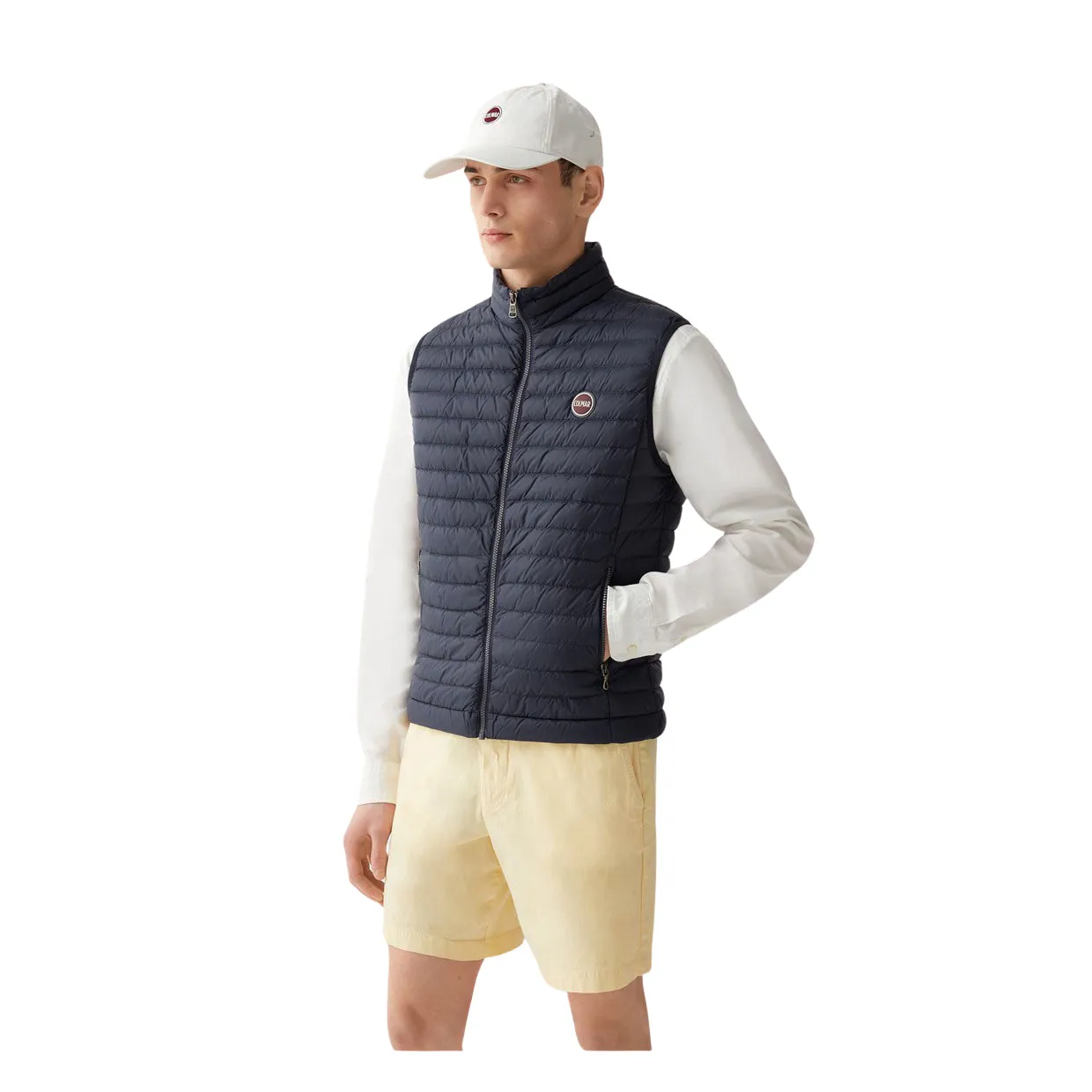 Gilet Uomo Colmar Trapuntato Blu Navy