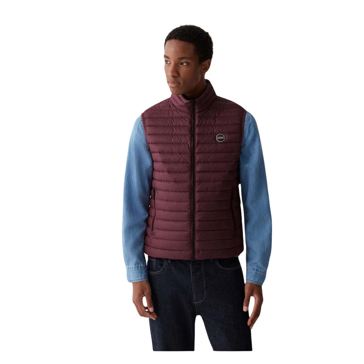 Gilet Uomo Colmar Trapuntato Bordeaux