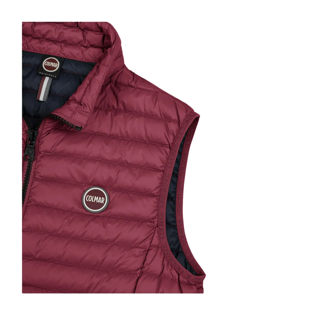Gilet Uomo Colmar Trapuntato Bordeaux