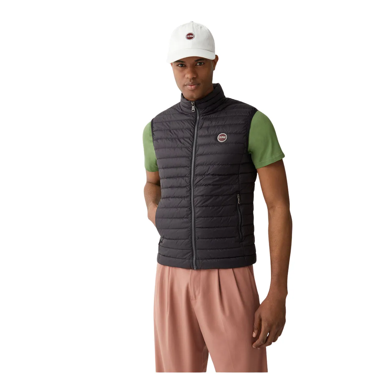Gilet Uomo Colmar Trapuntato Nero