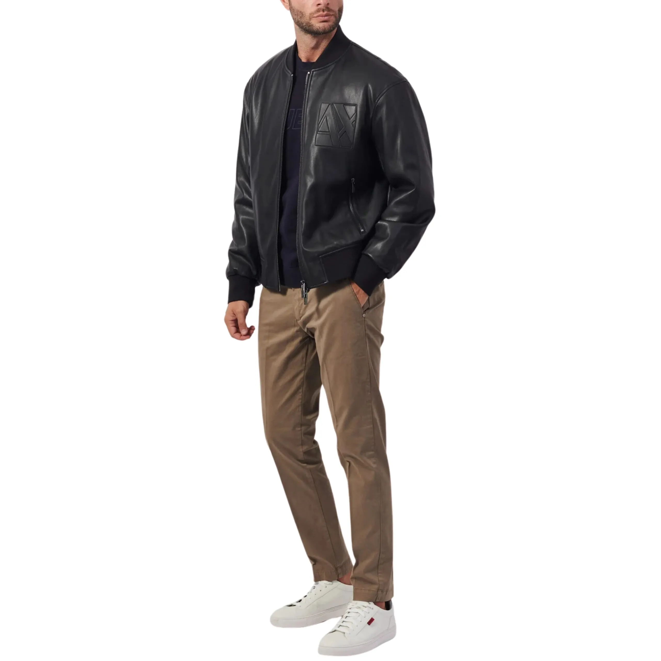 Giubbino Armani Exchange con collo coreano