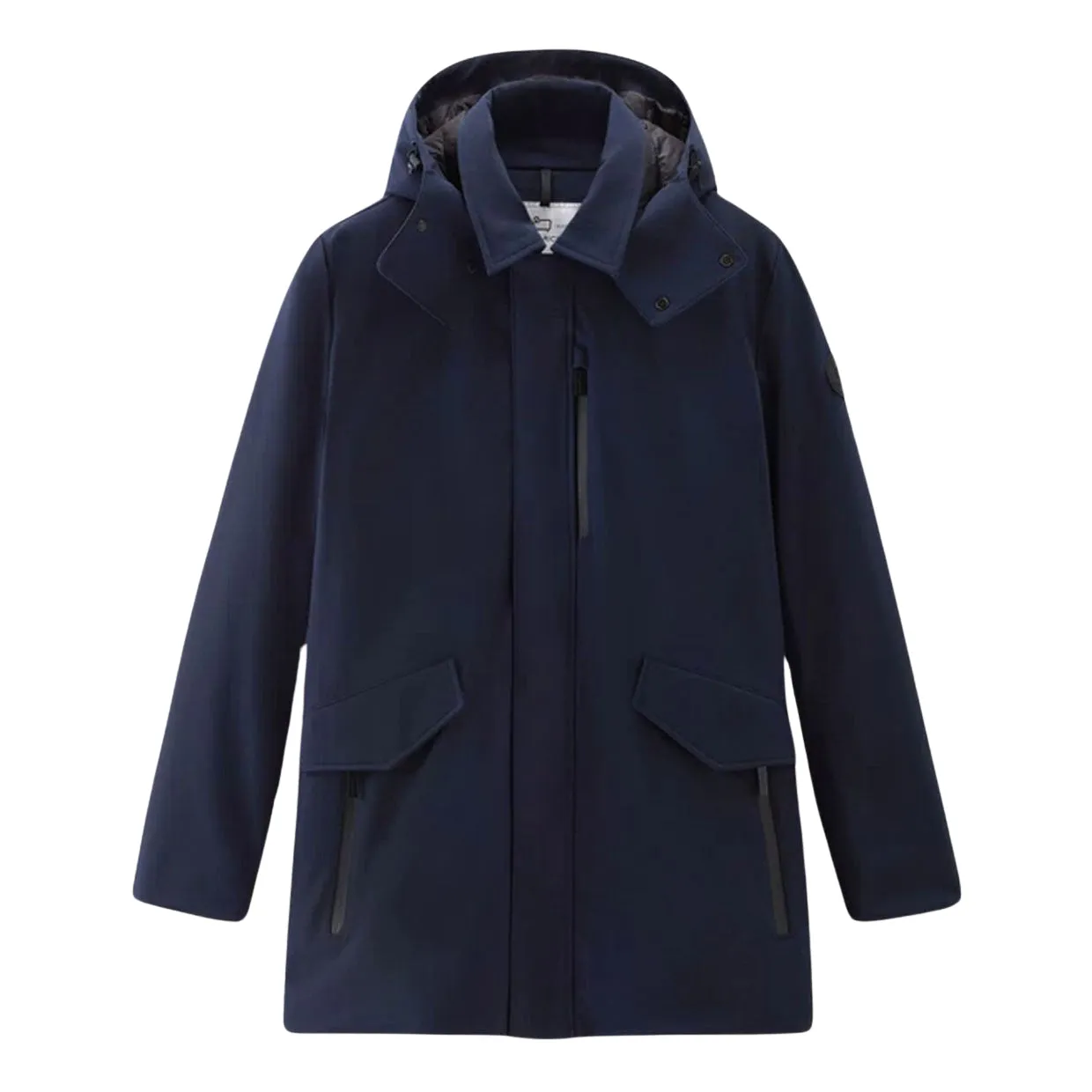 Giubbino Uomo Woolrich Barrow Mac Blu