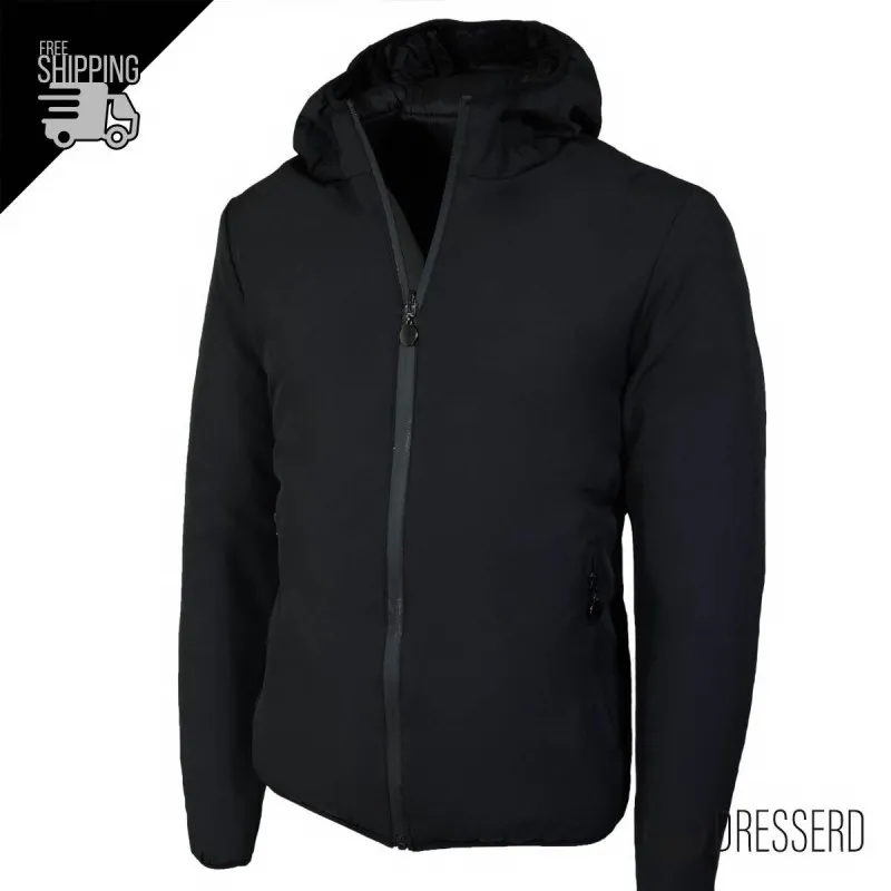 Giubbotto Uomo Double Face in tessuto tecnico e piumino Pesante, giubbino Dresserd