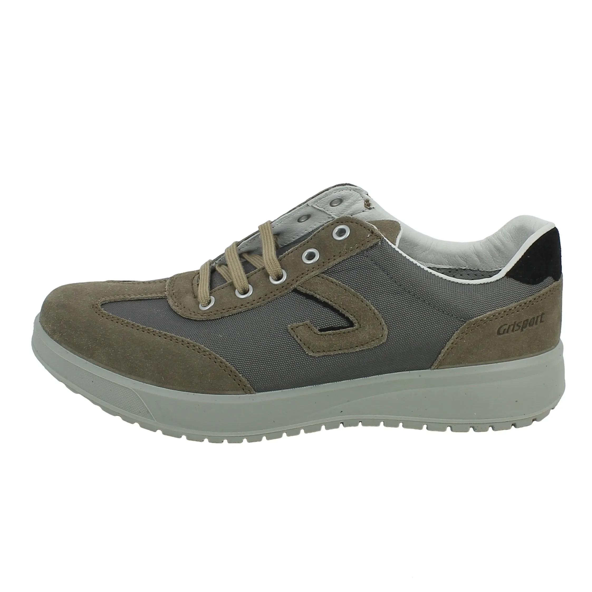 Grisport  Sneaker in camoscio e tela beige 