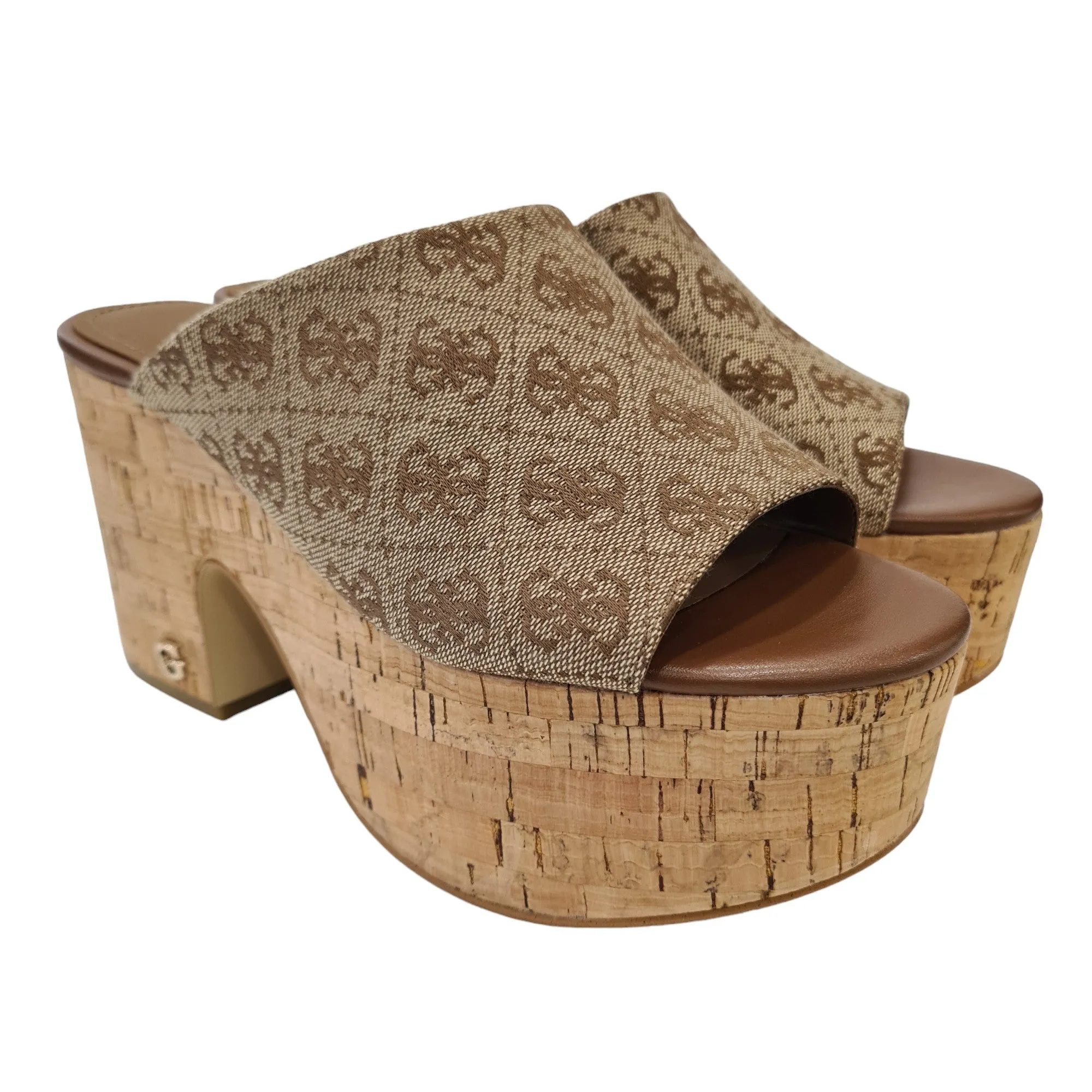 Guess Sabot Donna Tessuto Brown Rif.G728