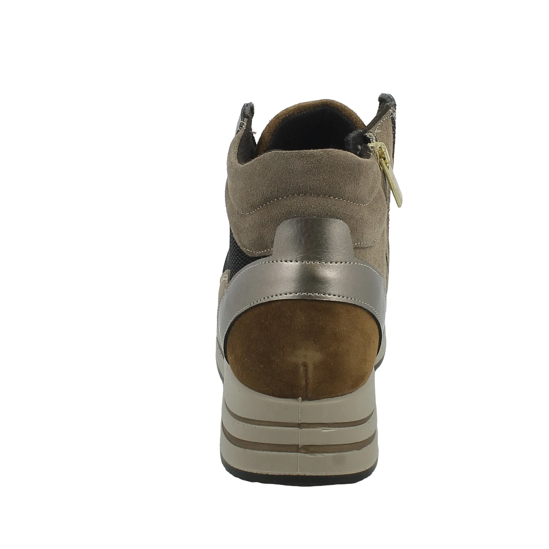 Igi&Co  Sneaker alta in camoscio con platform 