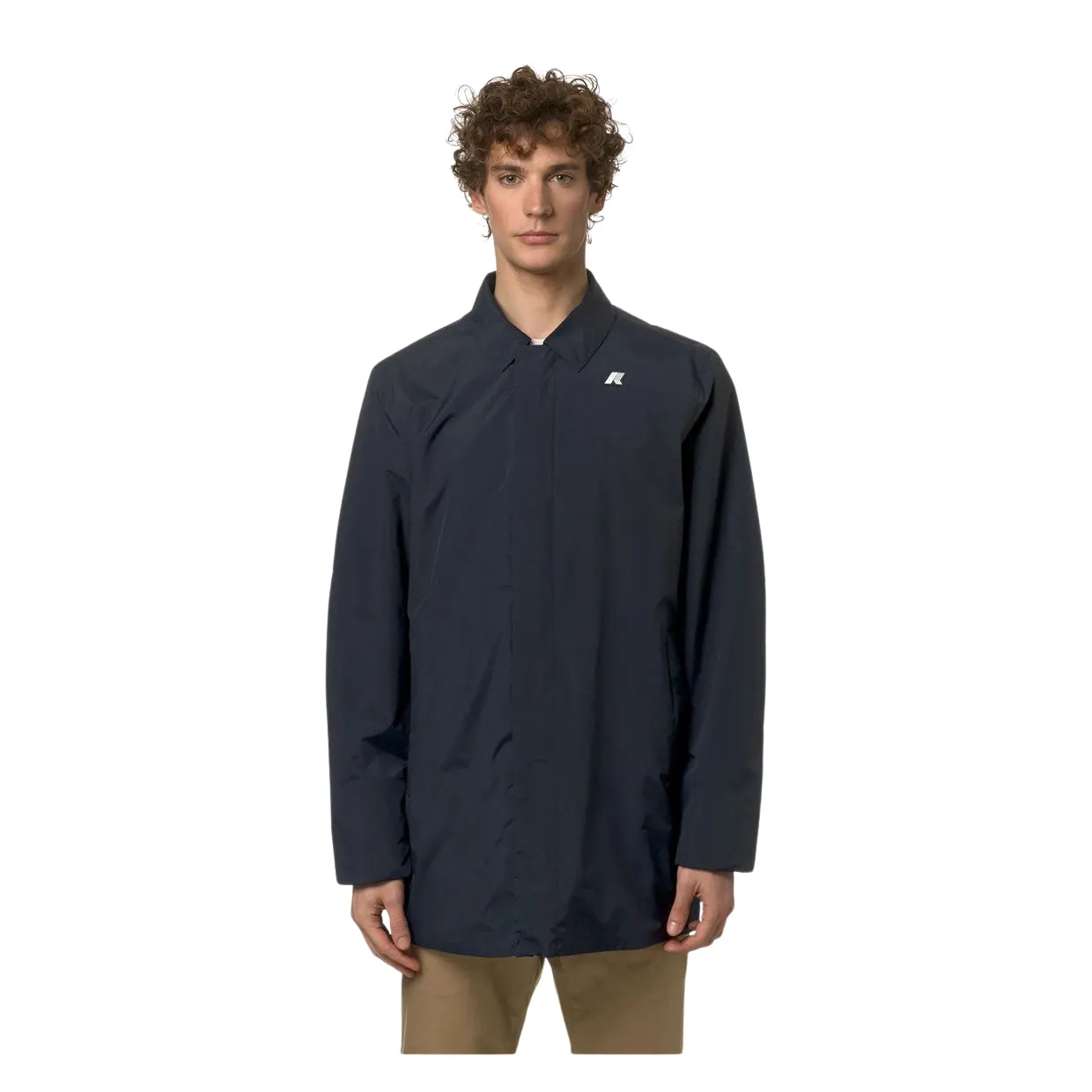 Impermeabile Uomo K-Way Benny Ottoman Blu