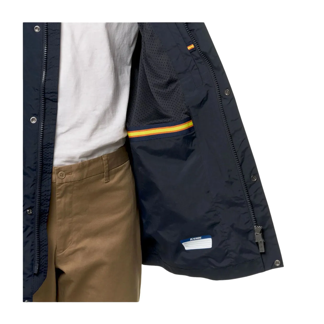 Impermeabile Uomo K-Way Benny Ottoman Blu
