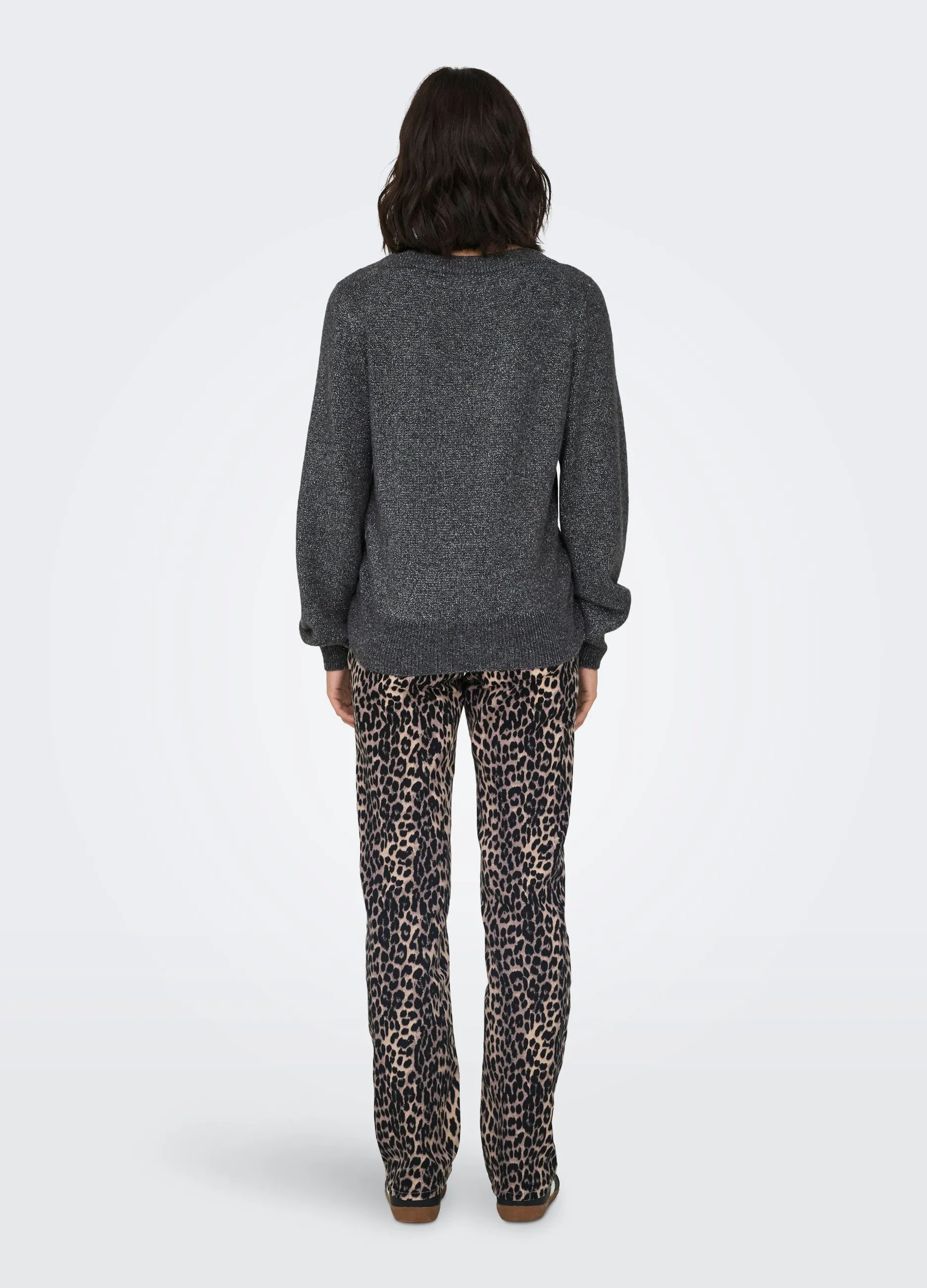JDY  Pullover a maniche lunghe con scollo a barca