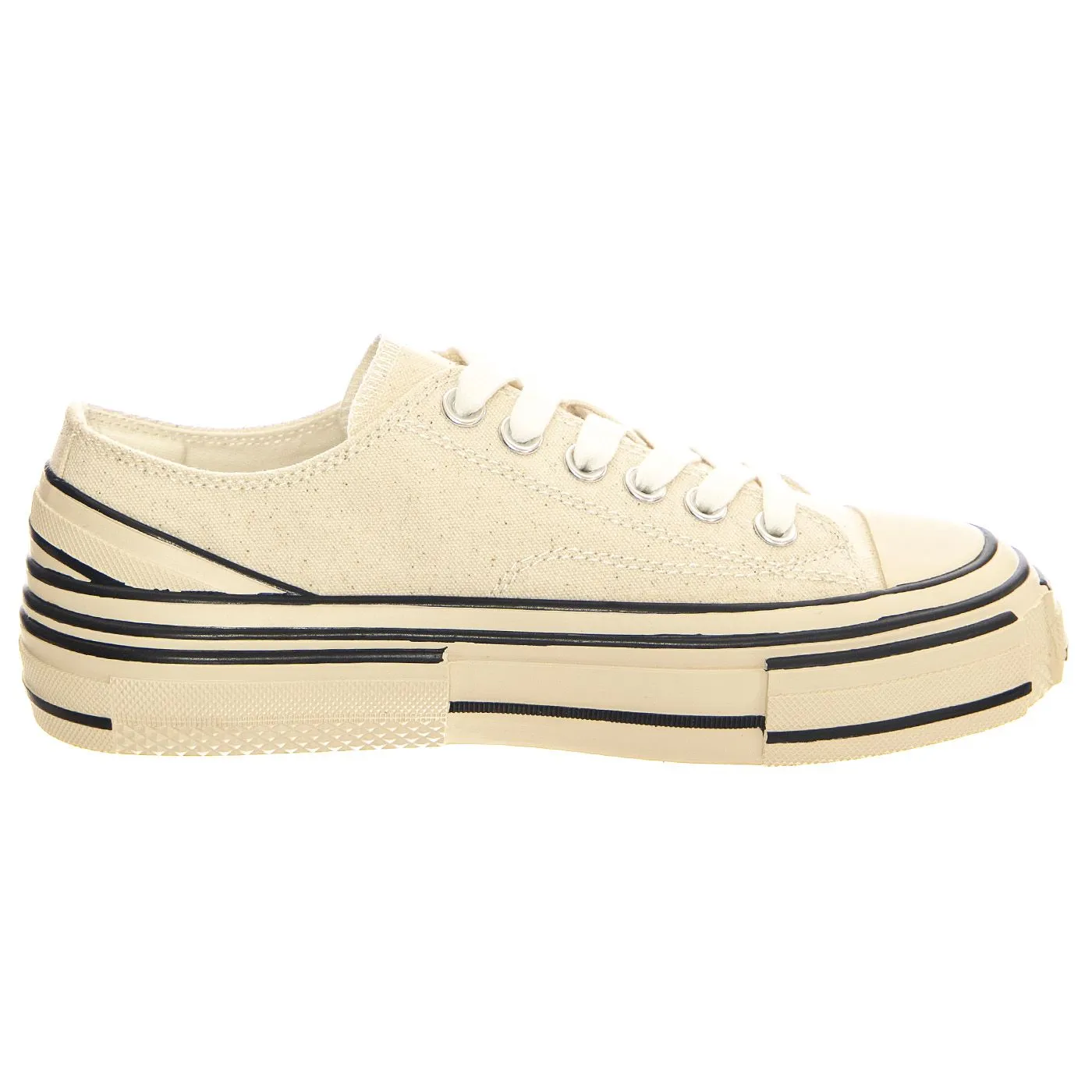 Jeffrey Campbell Endorphin Dark Cream Canvas - Scarpe Donna Beige    