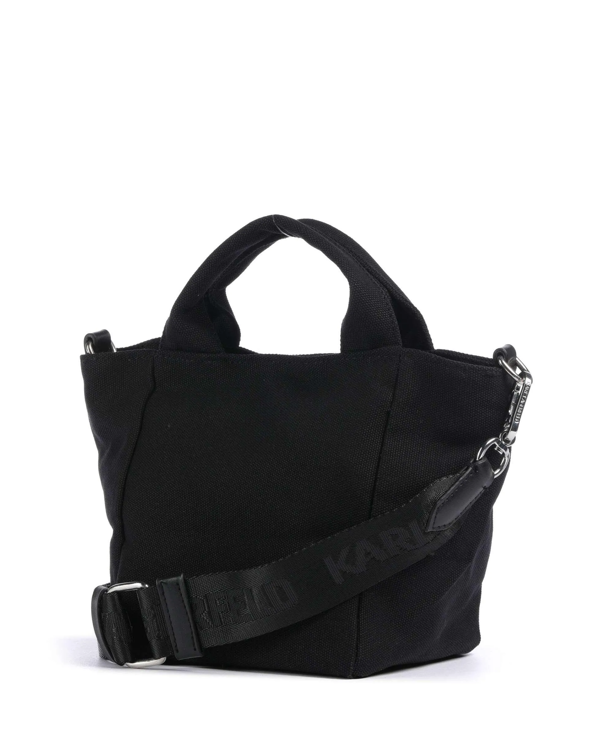  Karl Lagerfeld K/Ikonik 2.0 Borsa a tracolla cotone nero  