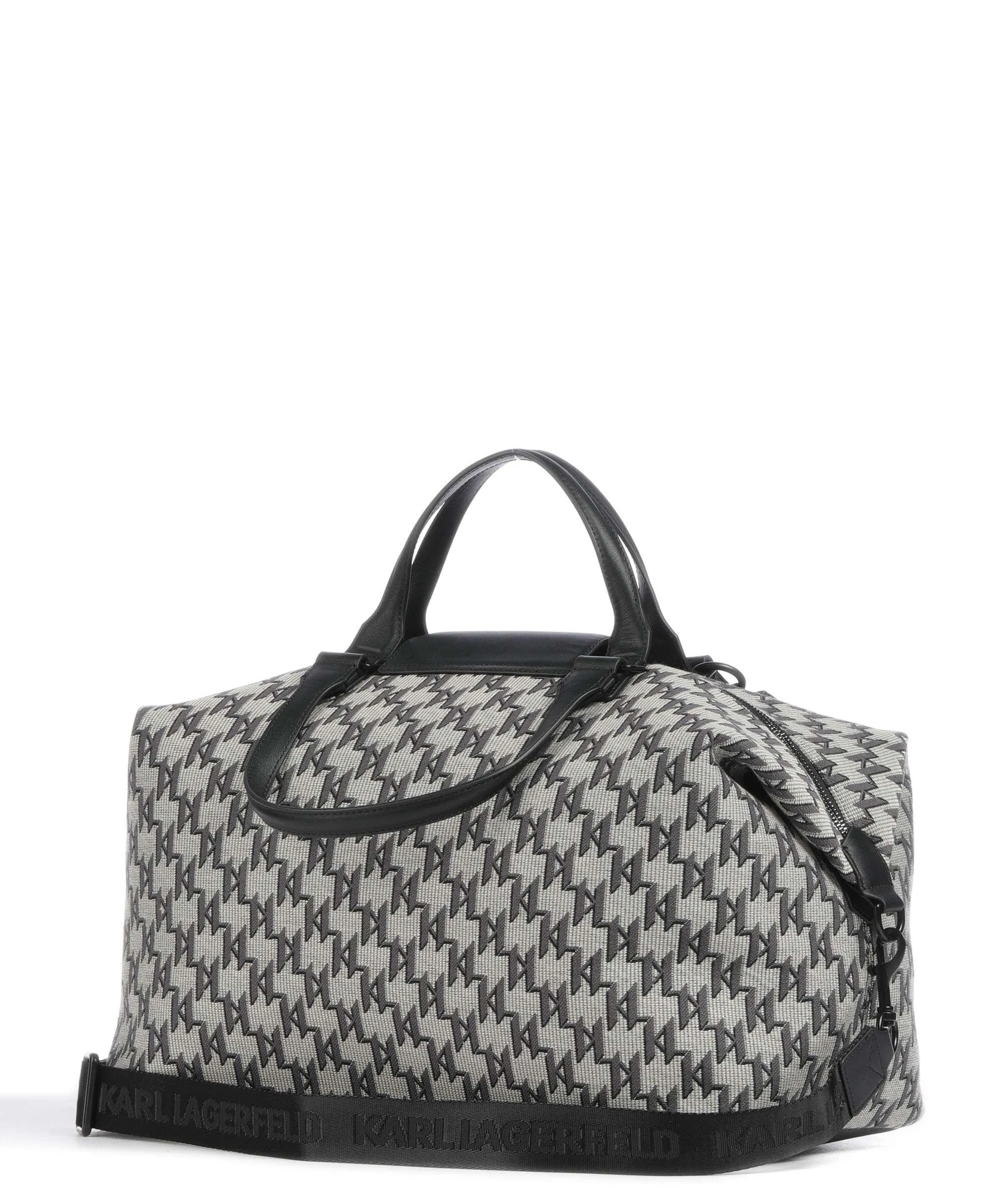  Karl Lagerfeld K/Monogram Borsone da weekend beige/grigio 43 cm  