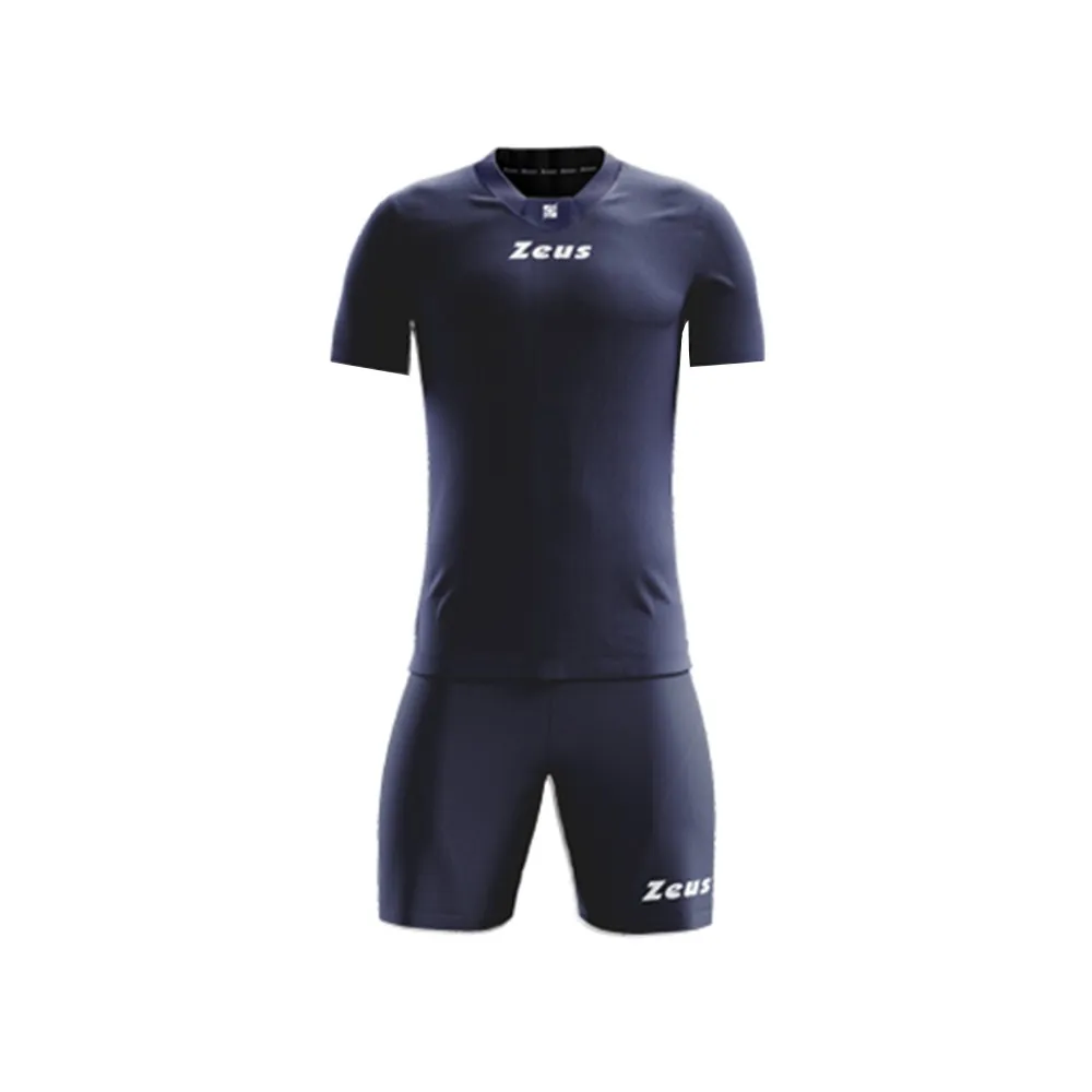 KIT PROMO   MAGLIA E PANTALONCINO CALCIO COLORE. BLU     ZEUS SPORT