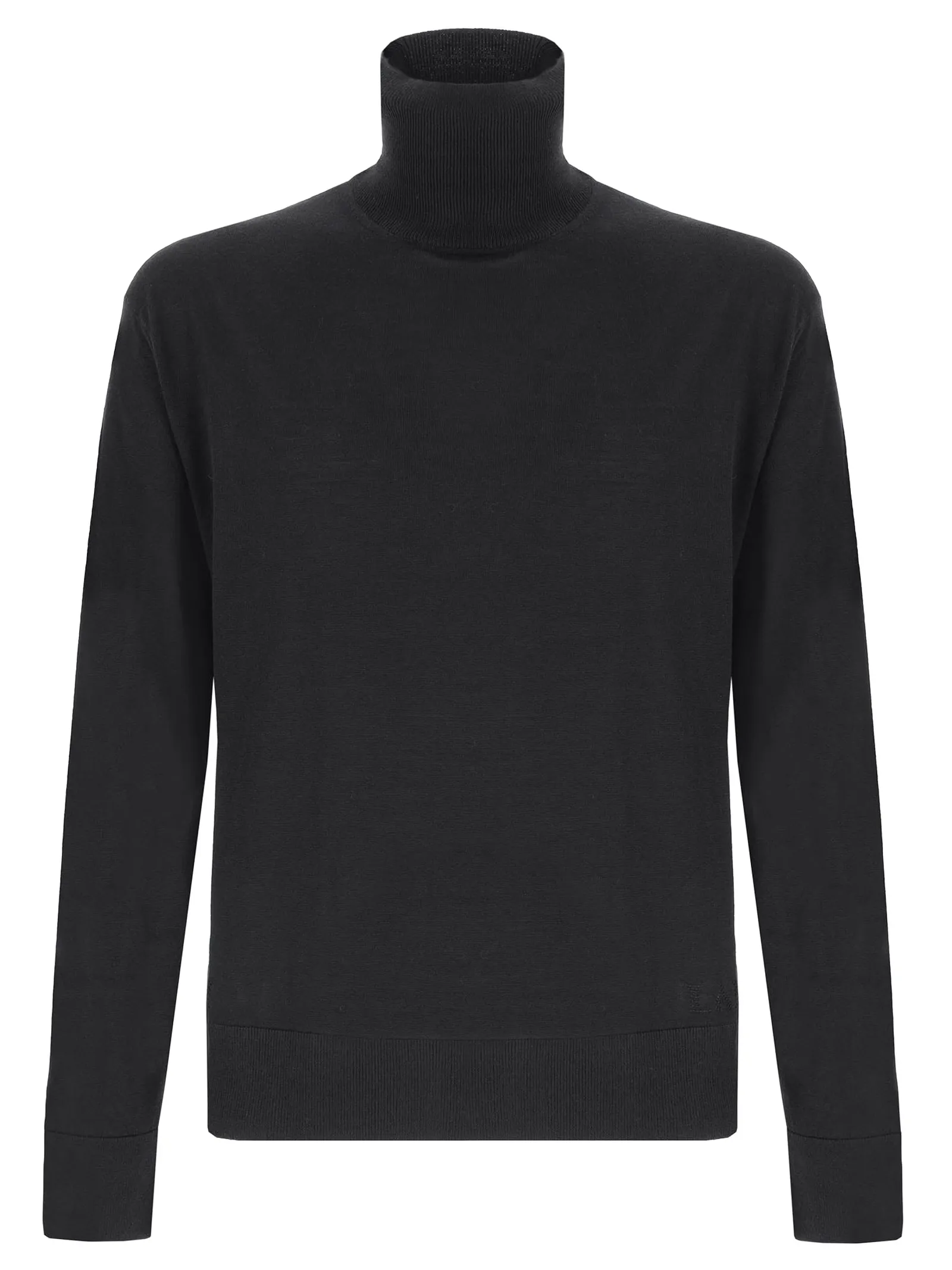 LANEUS Abbigliamento,Maglieria Maglia in misto lana cashmere nero 