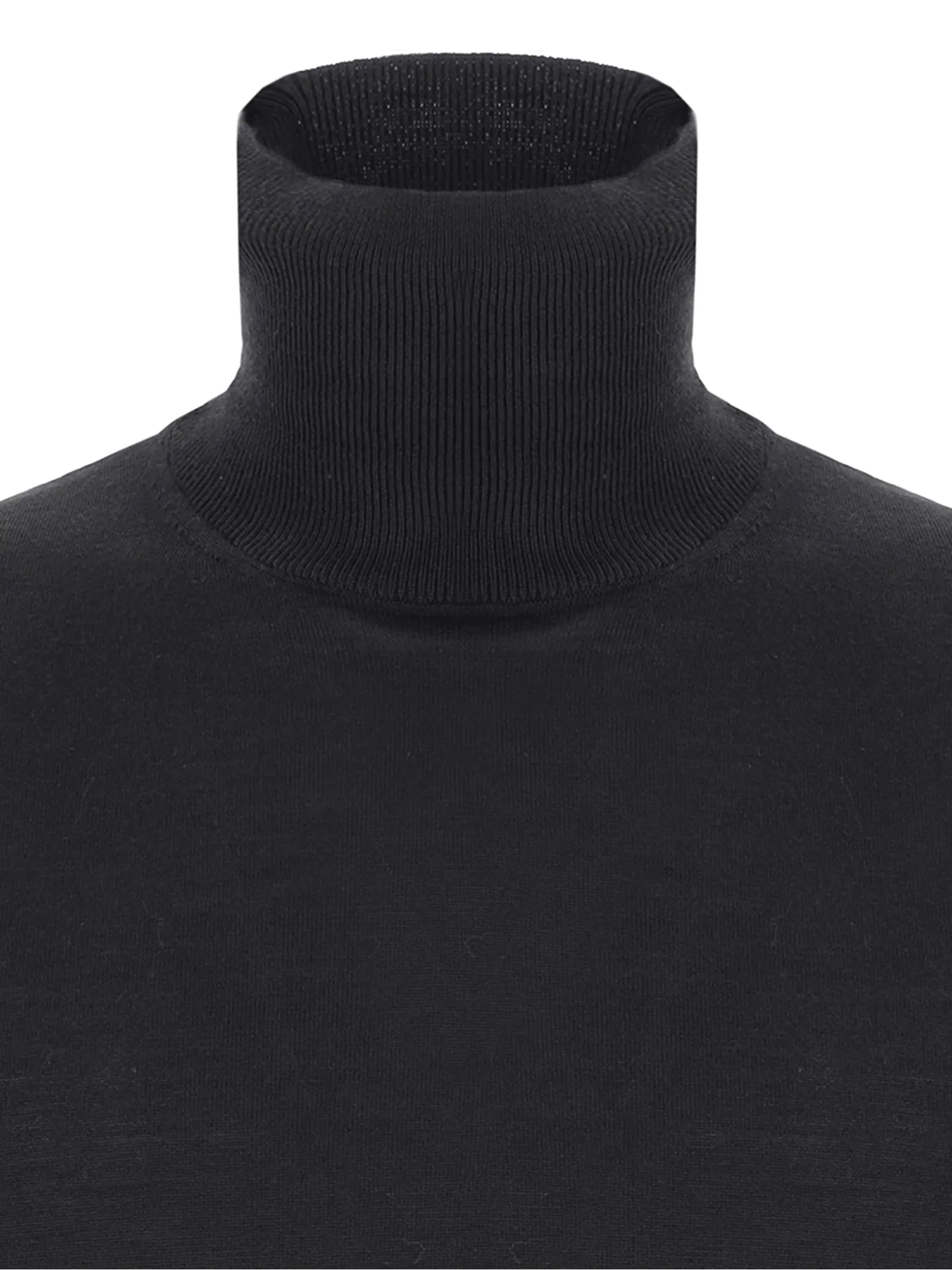 LANEUS Abbigliamento,Maglieria Maglia in misto lana cashmere nero 