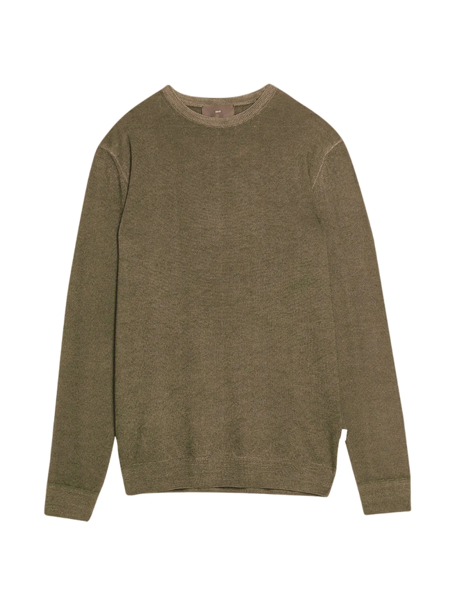 Liu Jo maglione girocollo in lana color cammello