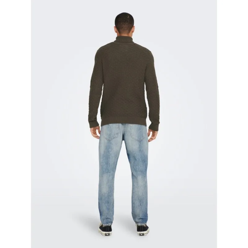 MAGLIA A COLLO ALTO DA UOMO ONLY & SONS