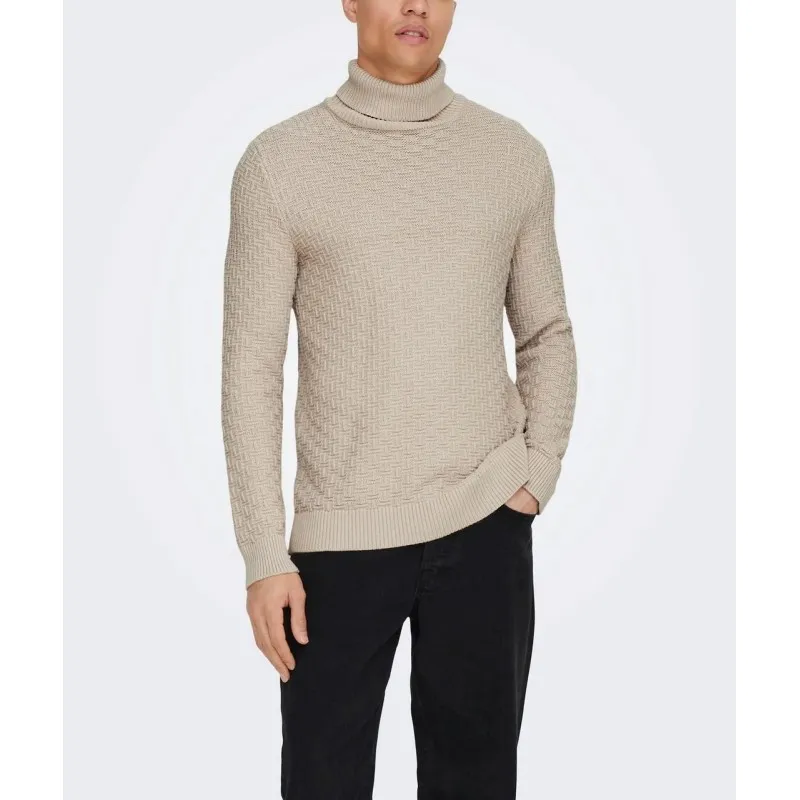 MAGLIA A COLLO ALTO DA UOMO ONLY & SONS