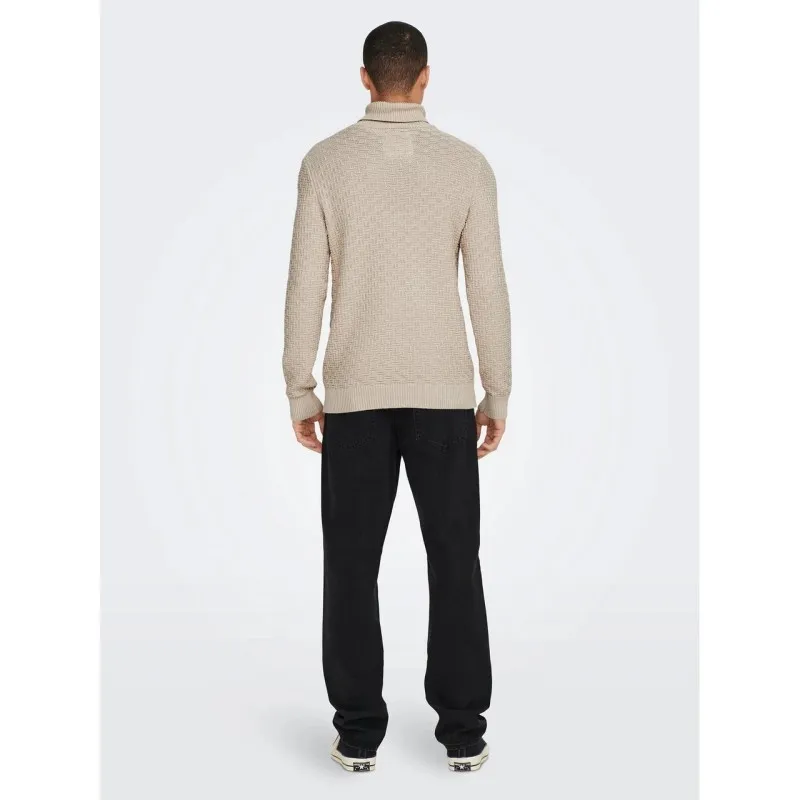MAGLIA A COLLO ALTO DA UOMO ONLY & SONS