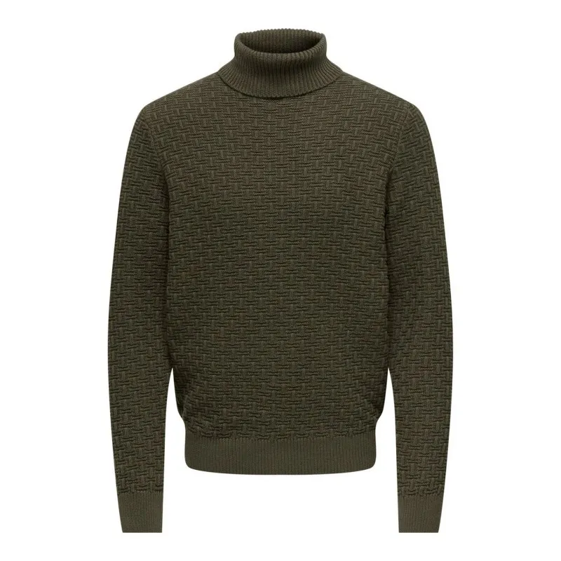 MAGLIA A COLLO ALTO DA UOMO ONLY & SONS