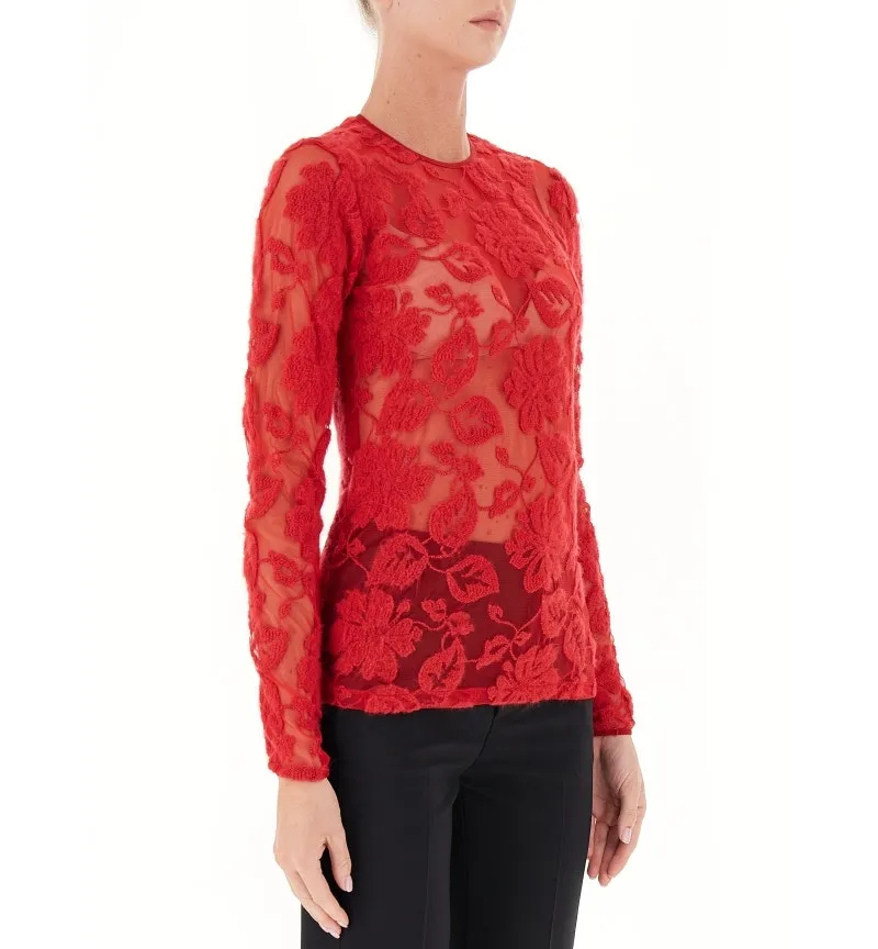Maglia con ricami