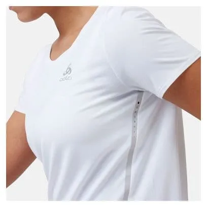 Maglia manica corta da donna Odlo Zeroweight Chill-Tec bianca