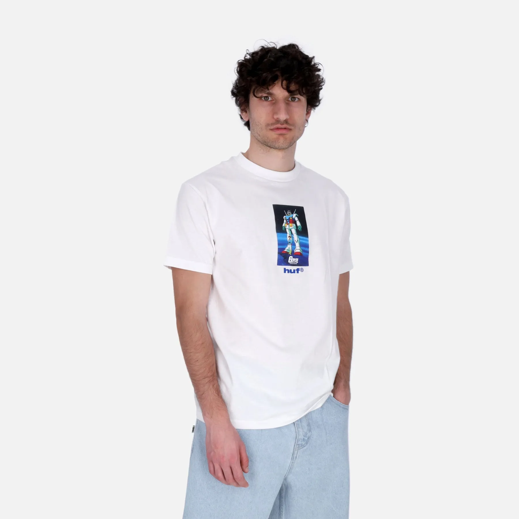 Maglietta Uomo Rx-78 Tee X Gundam White