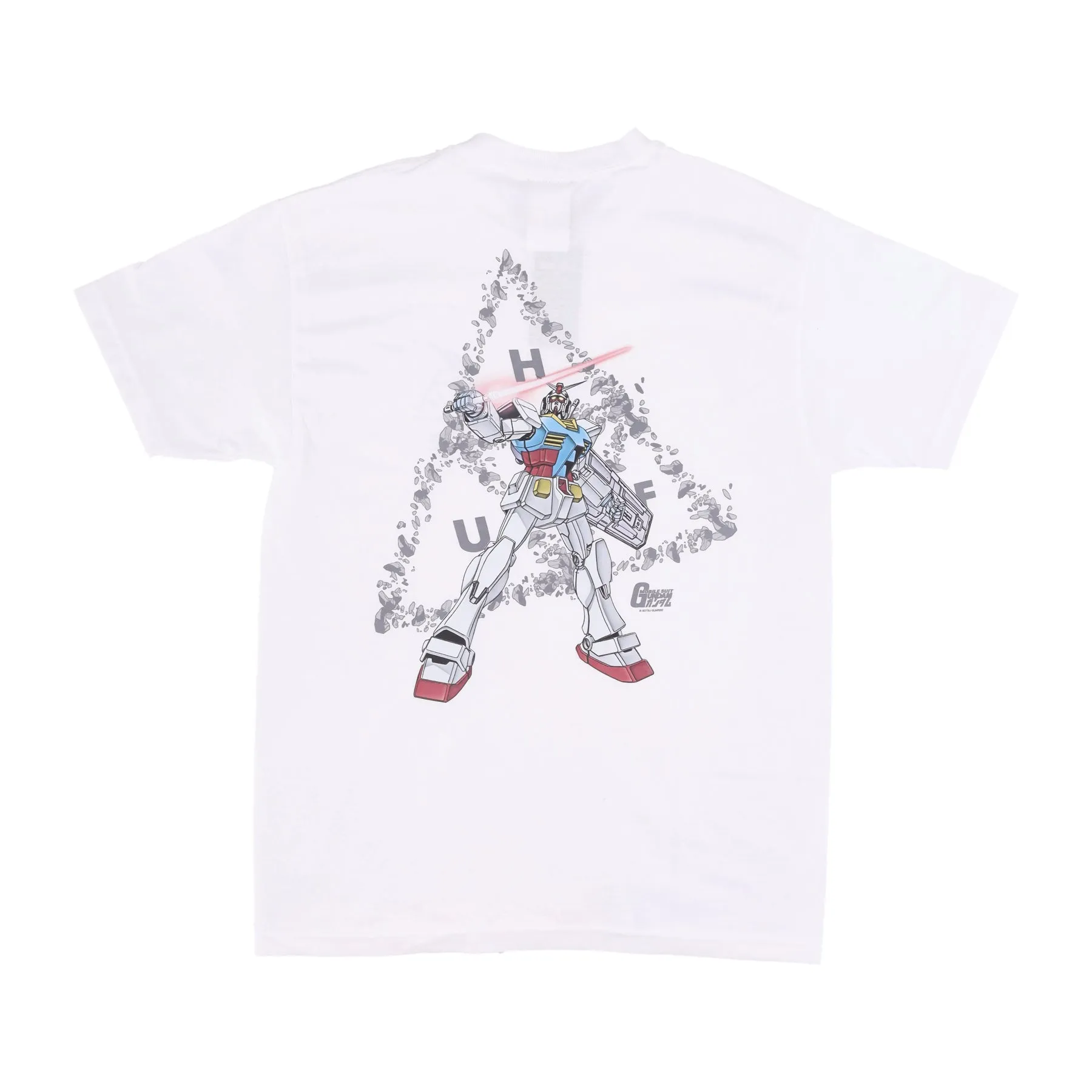 Maglietta Uomo Triple Triangle Tee X Gundam White