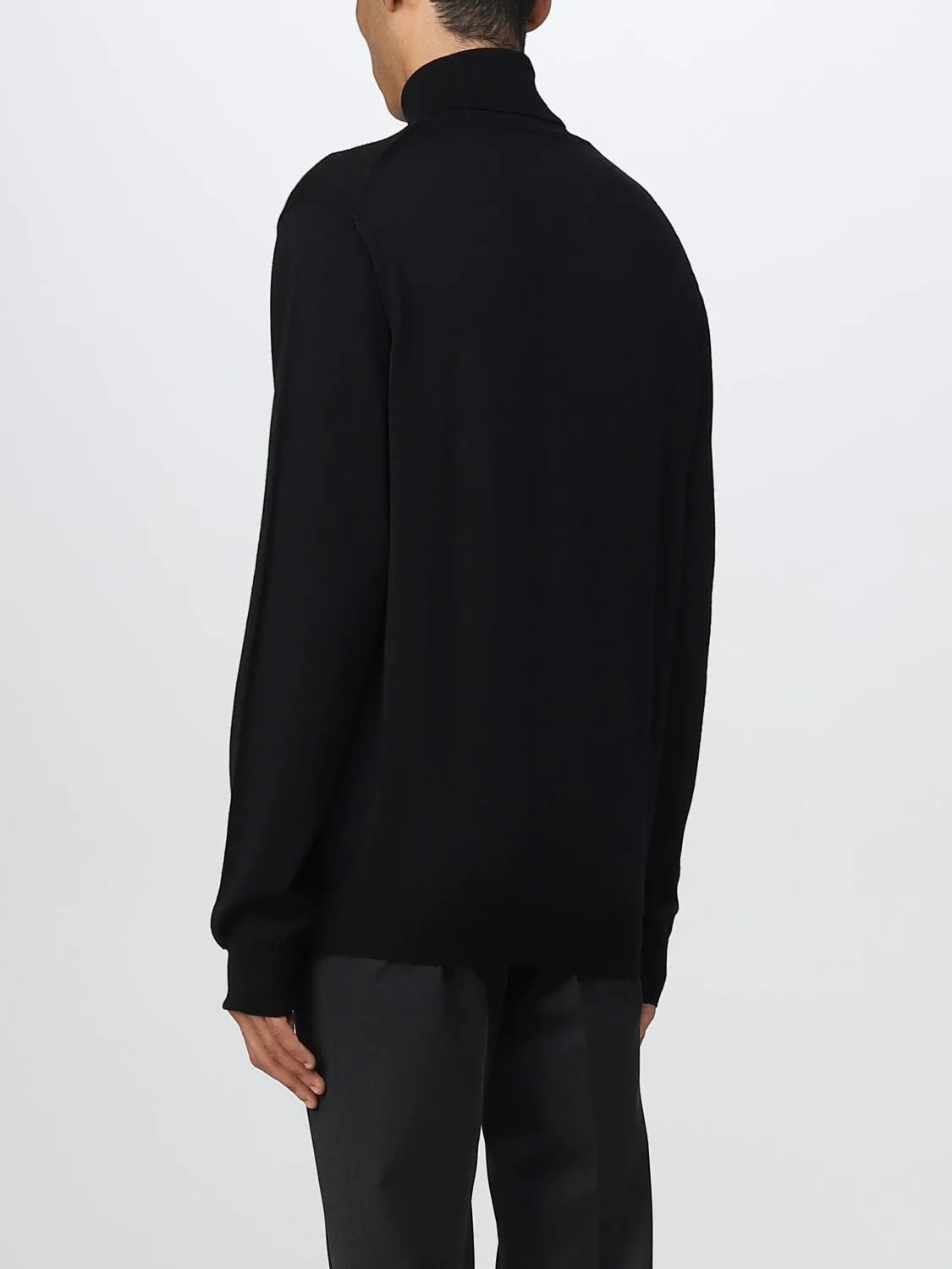 MANUEL RITZ Maglia dolcevita in lana Merinos Nero