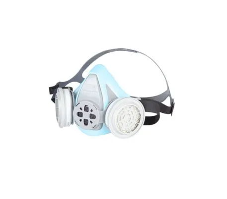 Maschera respiratoria MSA Safety col. Nero, Blu, Grigio, Taglia S, Mezza maschera