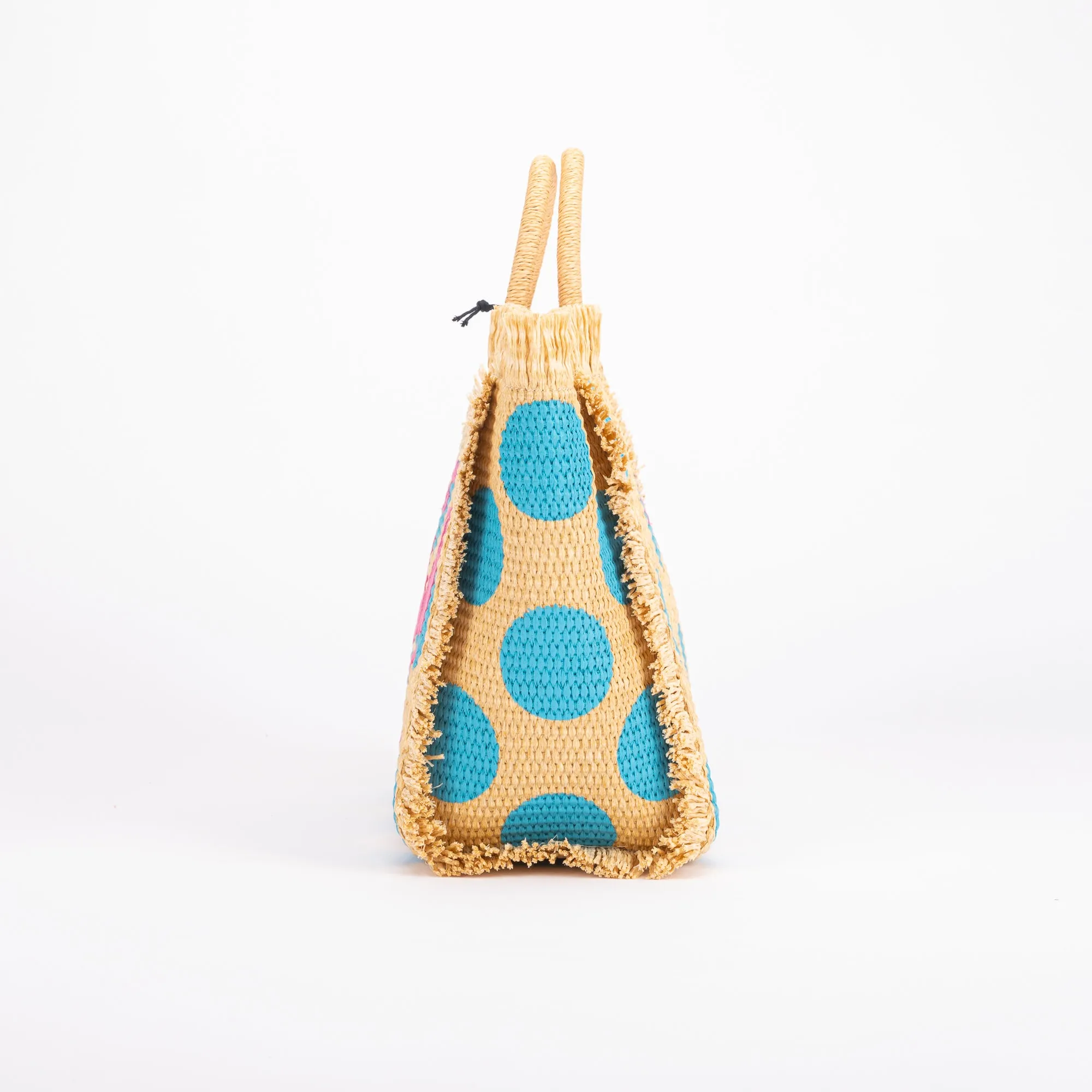 Mc2 Saint Barth borsa colette straw big pois rafia
