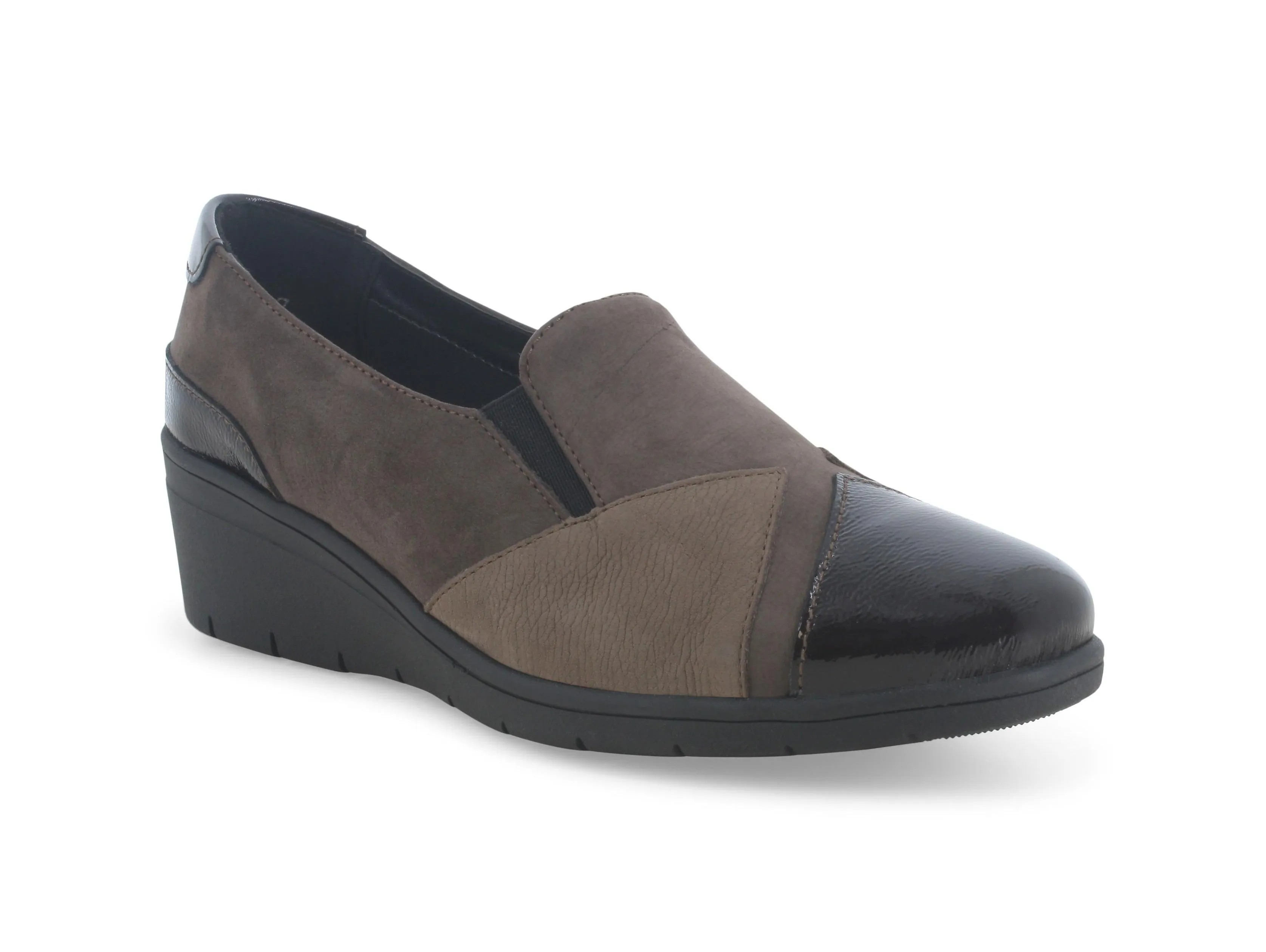 Melluso Donna Scarpe Invernali Zeppa Accollate Camoscio